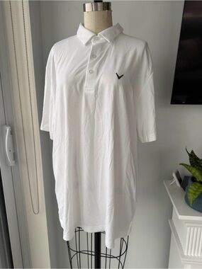 Callaway Golf White Men's Polo shirt